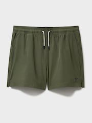 Crew Clothing Olive Green Plain Swim Shorts - Image 5 of 5