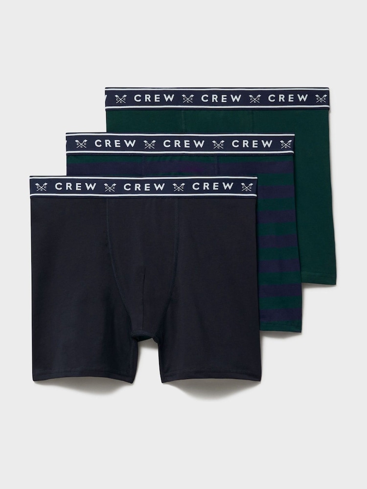 Crew Clothing Stripe Boxer Briefs 3 Pack - Изображение 1 2