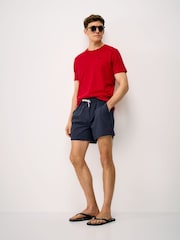 Crew Clothing Blue Plain Swim Shorts - Image 1 of 5