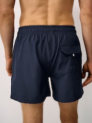 Crew Clothing Blue Plain Swim Shorts - Image 2 of 5