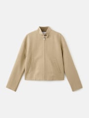 Mango Cream Button Up Neck Jacket - Image 5 of 5