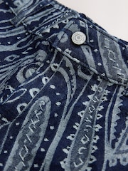 Blue Paisley N.Premium Wide Leg Jacquard Jeans - Image 8 of 8