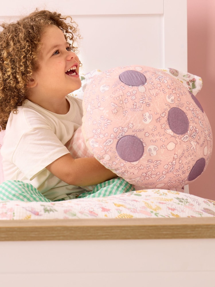 Tutti Bambini Tiny Tales Soft Muslin Mushroom Cushion - Image 1 of 5 Tutti Bambini Tiny Tales Soft Muslin Mushroom Cushion - Image 1 of 5