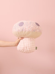 Tutti Bambini Tiny Tales Soft Muslin Mushroom Cushion - Image 4 of 5