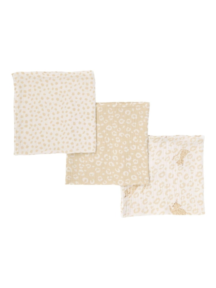 Tutti Bambini 3 Pack Love Cats Large Muslin Squares - Image 1 of 2