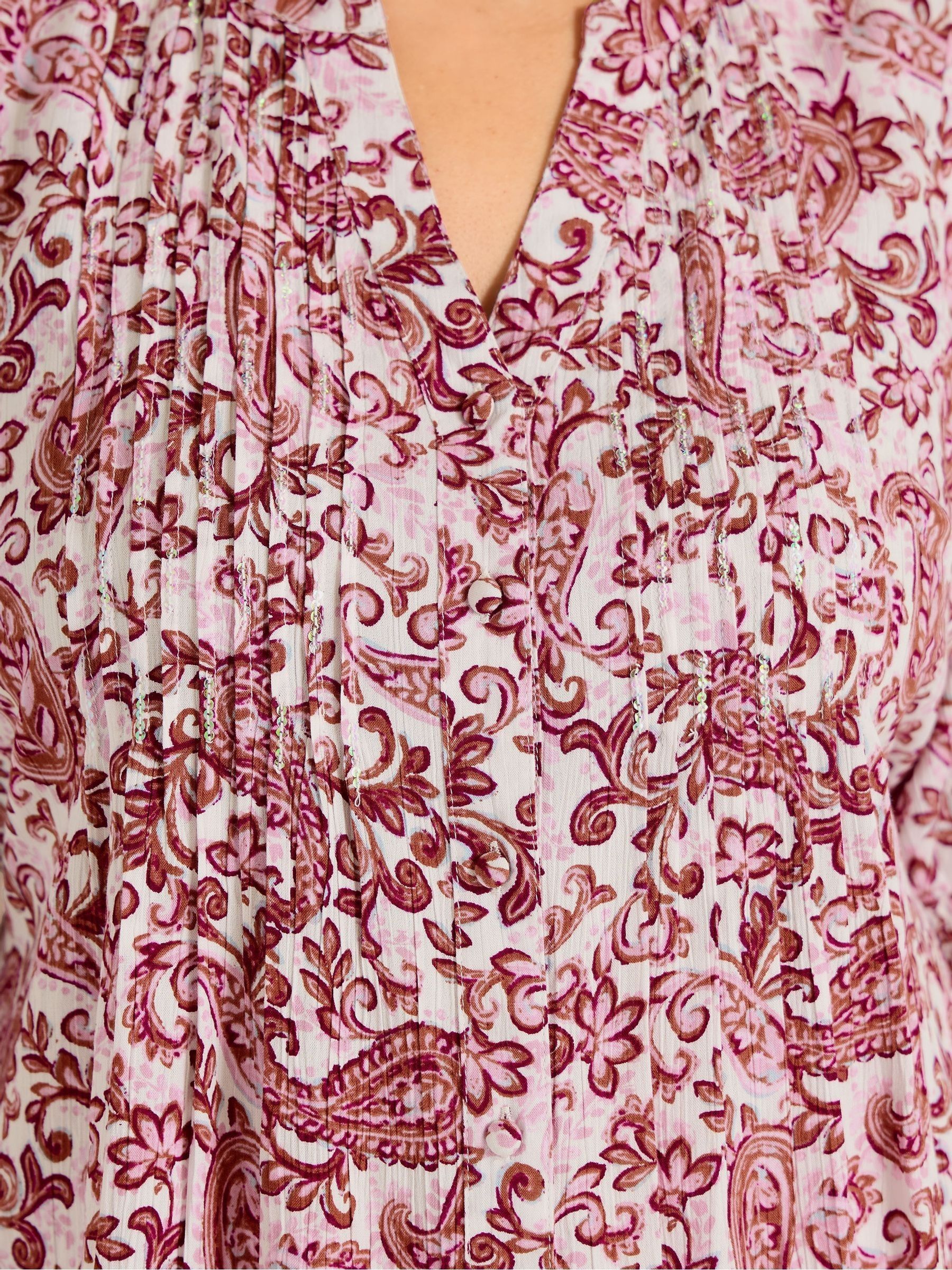 Buy Evans Cream Short Sleeve Pintuck Blouse from Next South Africa