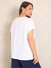 Evans White Crochet Trim Top - Image 2 of 5