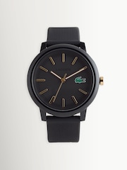 Lacoste Black Silicone Strap Watch - Image 1 of 1