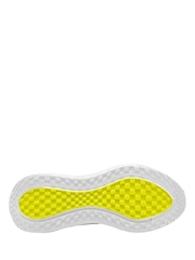 Nike White Yellow Vomero Plus Running Trainers - Image 3 of 3