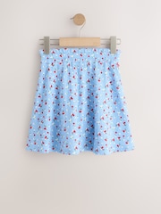 Blue Cherry Tie Detail Skirt (3-16yrs) - Image 2 of 5