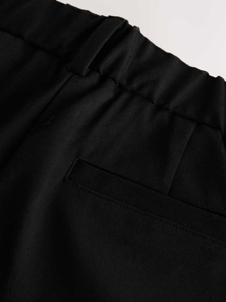 Black Wide Leg Trousers - Image 3 of 3 Black Wide Leg Trousers - Image 3 of 3