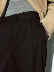 Black Wide Leg Trousers - Image 4 of 7