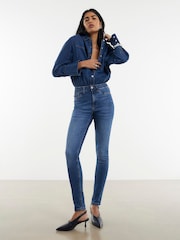 River Island Sculpt mittelhohe Skinny Jeans - Bild 1 von 4