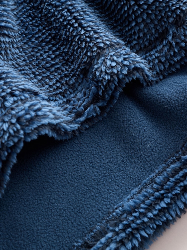 Navy Fleece Hooded Blanket (5-16yrs) - Image 11 of 11