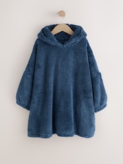 Navy Fleece Hooded Blanket (5-16yrs) - Image 6 of 11