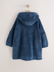 Navy Fleece Hooded Blanket (5-16yrs) - Image 7 of 11