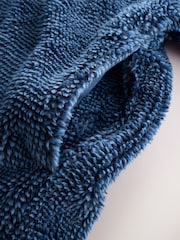 Navy Fleece Hooded Blanket (5-16yrs) - Image 9 of 11