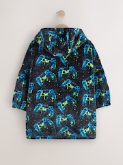 Black Gamer Fleece Poncho (5-16yrs) - Image 2 of 4