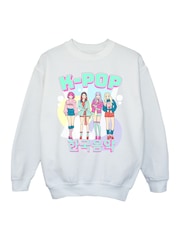 Brands In White KPOP Band Sweatshirt - Image 3 of 5