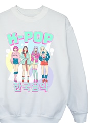 Brands In White KPOP Band Sweatshirt - Image 4 of 5