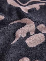Black/Nude Cosy Fleece Pyjamas 2 Pack (12mths-8yrs) - Image 5 of 6