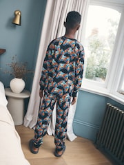 Multi Bright Gamer Printed Cosy Fleece Pyjamas (3-16yrs) - Image 3 of 4