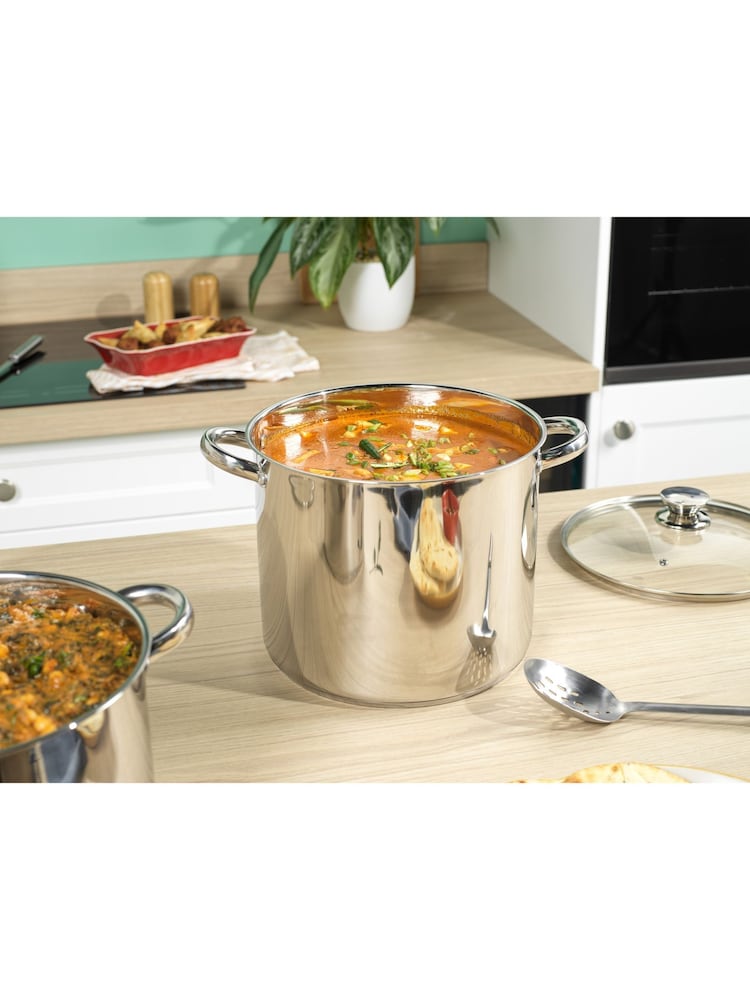 Russell Hobbs Silver Classic Collection 26cm 11.5L Stockpot - Image 1 of 4
