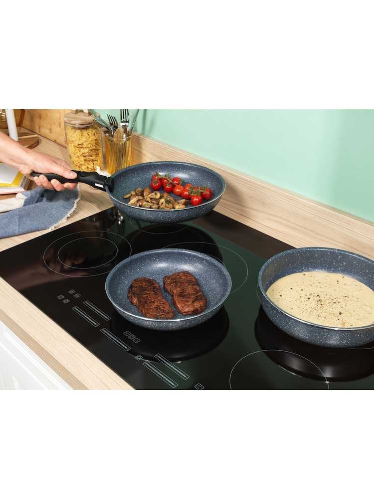 Russell Hobbs 4 Piece Blue Smart Clip Nf Stone Saute Pans Set - Image 1 of 9