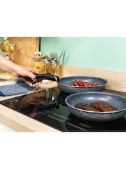 Russell Hobbs 4 Piece Blue Smart Clip Nf Stone Saute Pans Set - Image 5 of 9