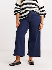 Indigo - Simply Be Crop Wide Leg Jeans - Bild 3 von 4