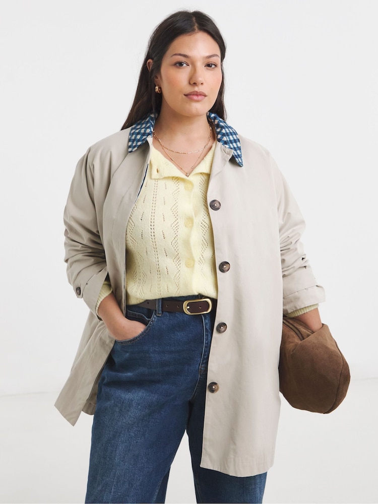 Simply Be Checked Collar Car Coat - Bild 1 von 4 Simply Be Checked Collar Car Coat - Bild 1 von 4