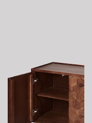 Swoon Mid Brown Terning Acacia Wood Two Door Sideboard - Image 4 of 5