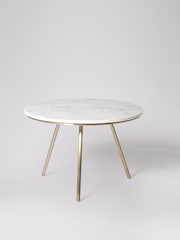 Swoon White Pearl Marble Coffee Table - Image 5 of 6