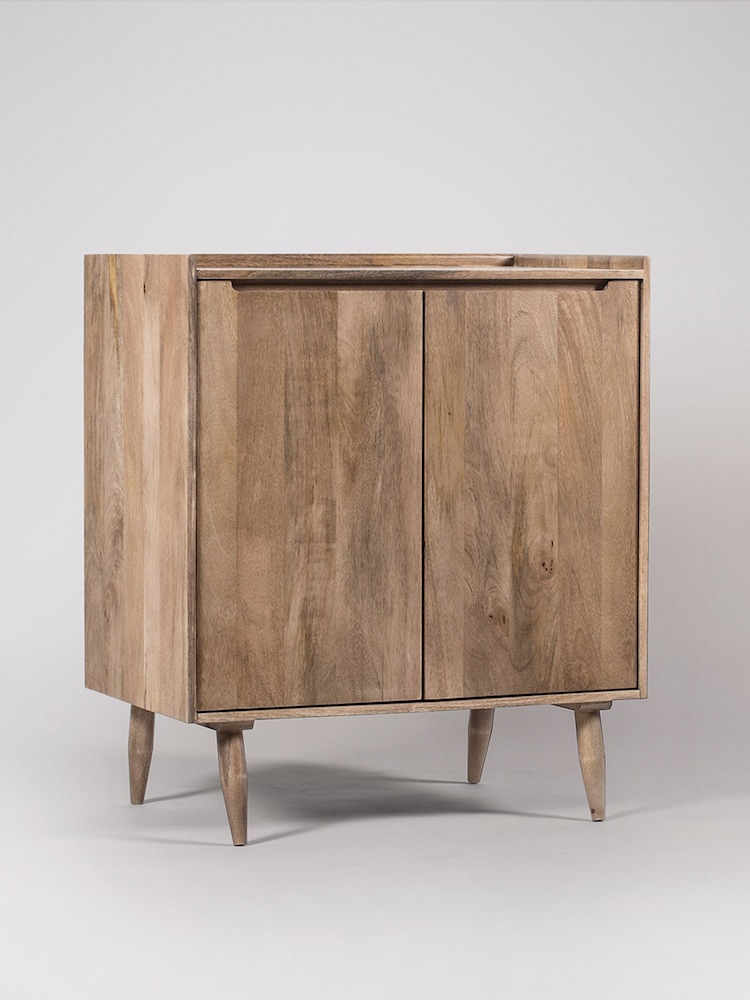 Swoon Light Brown Southwark Acacia Wood Two Door Cabinet - Image 2 of 5