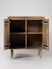 Swoon Light Brown Southwark Acacia Wood Two Door Cabinet - Image 3 of 5