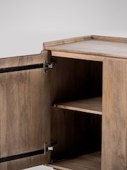 Swoon Light Brown Southwark Acacia Wood Two Door Cabinet - Image 4 of 5