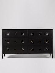 Swoon Black Reyna Mango Wood Six-Drawer Chest - Image 1 of 5