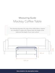 Swoon Mid Brown Mackay Mango Wood Two Drawer Coffee Table - Image 5 of 5