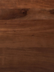 Swoon Mid Brown Terning Acacia Wood Two Drawer Desk - Image 4 of 5