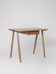 Swoon Light Brown Southwark Mango Wood One-Drawer Desk - Image 1 of 5