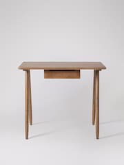 Swoon Light Brown Southwark Mango Wood One-Drawer Desk - Image 2 of 5
