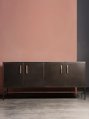 Swoon Black Stepney Four Door Sideboard - Image 1 of 6