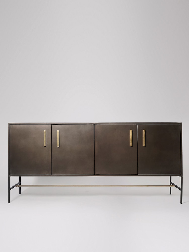 Swoon Black Stepney Four Door Sideboard - Image 2 of 6