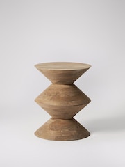 Swoon Light Brown Tammy Mango Wood Side Table - Image 2 of 5