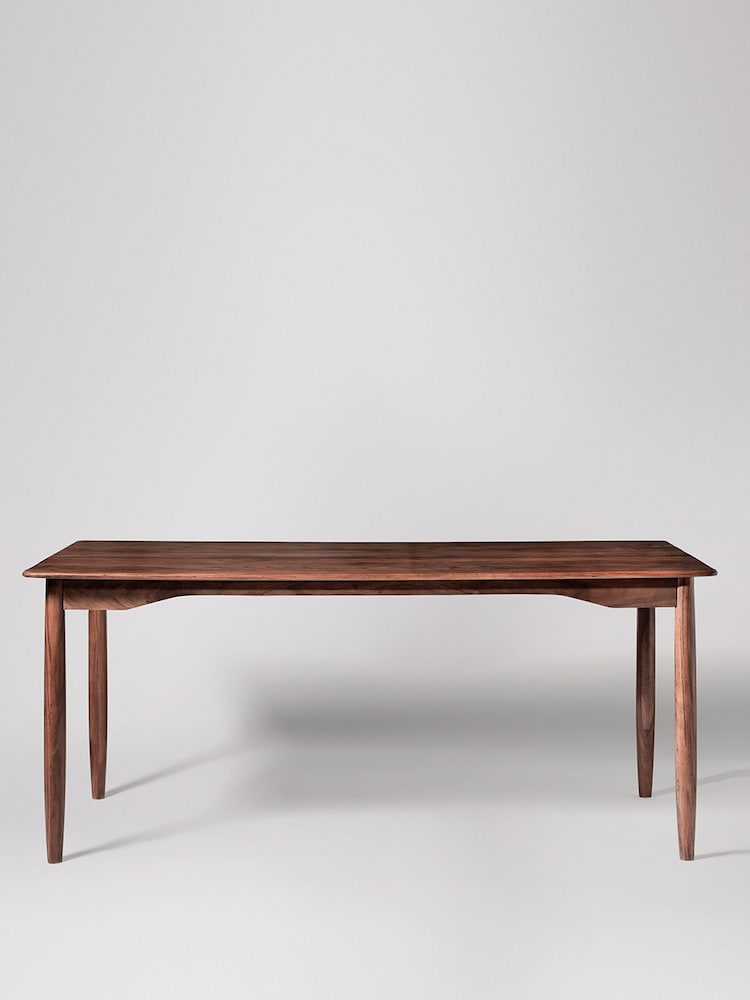 Swoon Dark Brown Olsen Acacia Wood Six-Seater Dining Table - Image 2 of 6