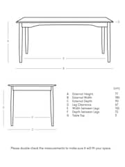 Swoon Dark Brown Olsen Acacia Wood Six-Seater Dining Table - Image 3 of 6