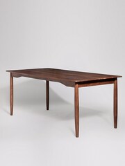 Swoon Dark Brown Olsen Acacia Wood Six-Seater Dining Table - Image 4 of 6
