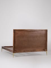Swoon Mid Brown Norrebro Acacia Wood Double Bed - Image 4 of 6