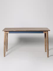 Swoon Light Brown Maltby Mango Wood Two-Drawer Desk - Image 1 of 5