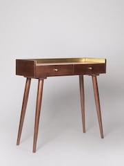Swoon Light Brown Fresco Mango Wood Two-Drawer Console Table - Image 5 of 5